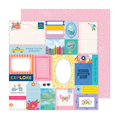 Paige Evans Design - Coleção Adventurous - Papel para Scrapbook - Papel 1 34031854