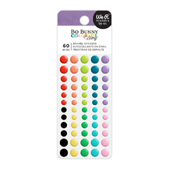 Bo Bunny - Coleção Colorful Story - Enamel dots - comprar online