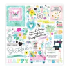 Paige Evans Design - Coleção Happy Haven - Adesivos foam - comprar online