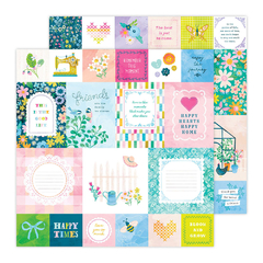 Paige Evans Design - Coleção Happy Haven - Papel para Scrapbook - Paper 12 34033884 - comprar online