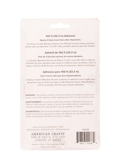 American Crafts - Sticky Thumb Marathon Runner - Fita adesiva permanente - comprar online