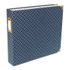 American Crafts - Becky Higgins - Álbum importado para Scrapbook - Tamanho 30,5x30,5cm (12x12") - Navy Weave