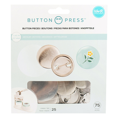 We R Makers - Button Press - Refil Bottons Redondos Médios 25 un