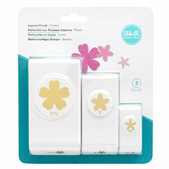 We R Makers - Nesting Punches - Flowers - 3 Furadores Flores