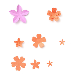 We R Makers - Nesting Punches - Flowers - 3 Furadores Flores - Scrapbook Life - Materiais para Scrapbook