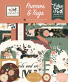 Echo Park - Coleção Family - Die cuts Frames & Tags