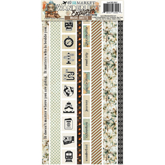 49 and Market - Coleção Wanderlust Explorer - Adesivos washi tapes - comprar online