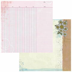 Imagem do Vicky Boutin Design - Coleção The Flower Emporium - Kit 10 Papéis dupla face para Scrapbook