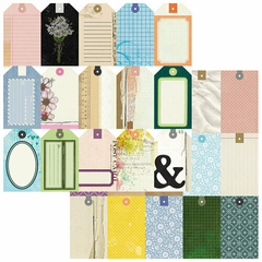 Vicky Boutin Design - Coleção The Flower Emporium - Kit 10 Papéis dupla face para Scrapbook - loja online