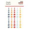 Simple Stories - Coleção For The Record - Enamel dots