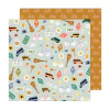 Jen Hadfield Design - Coleção Live and Let Grow - Papel para Scrapbook - Shells Bumper Sticker 34003810