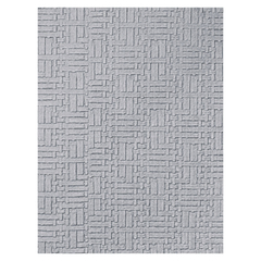 Sizzix - Placa de relevo com impressões texturizadas em 3D - Woven Leather - comprar online