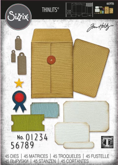 Sizzix - Facas de Corte - Thinlits Die - Tim Holtz - Collector