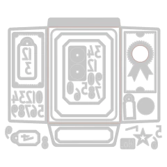 Sizzix - Facas de Corte - Thinlits Die - Tim Holtz - Collector na internet