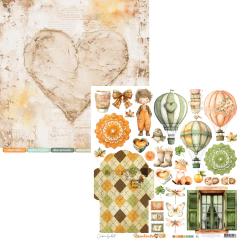 Carina Sartor Design - Coleção Sintonia - Papel dupla face SIN01 - comprar online