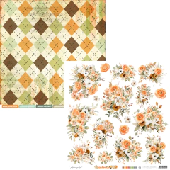 Carina Sartor Design - Coleção Sintonia - Papel dupla face SIN04 - comprar online