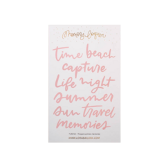 Lora Bailora - Coleção Summer Memories - Facas de Corte Summer Memories