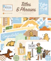 Echo Park - Coleção Winnie The Pooh Baby - Die cuts Titles And Phrases - comprar online