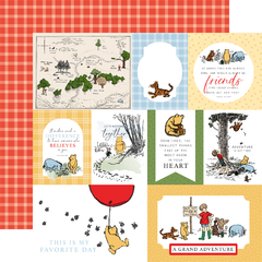 Imagem do Echo Park - Coleção Winnie The Pooh - Kit 12 Papéis para Scrapbook + Adesivos