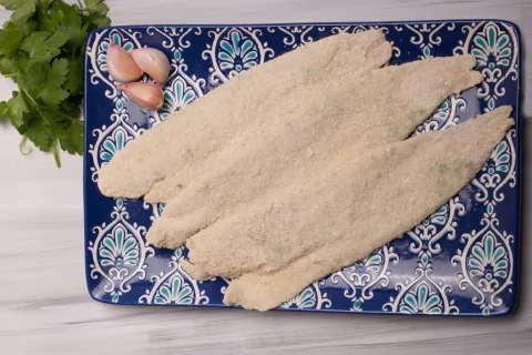 Filet de Merluza Empanados Crudos.