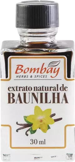 Extrato Natural de Baunilha Bombay Herbs & Spices - 30g