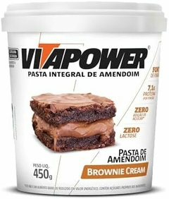 PASTA DE AMENDOIM VITA POWER BROWNIE CREAM