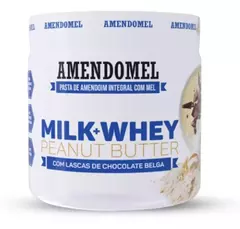 PASTA DE AMENDOIM AMANDOMEL MILK + WHEY