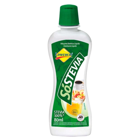 ADOÇANTE LÍQUIDO SÓ STEVIA 80ML - LOWÇUCAR