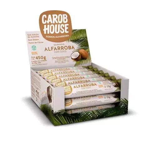 ALFARROBA COM COCO 18X25g CAROB HOUSE
