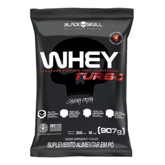 WHEY TURBO BAUNILHA 907G - BLACK SKULL