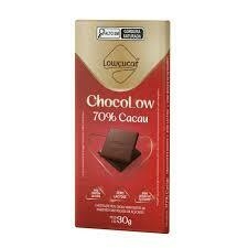 CHOCOLOW 70% CACAU 30G - LOWÇUCAR