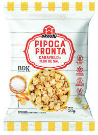 PIPOCA PRONTA CARAMELO E FLOR DE SAL 50G - OKOSHI