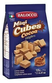 MINI WAFER CREME DE CHOCOLATE 125G- BALOCCO