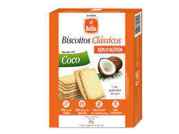 BISCOITO C/COCO S/GLÚTEN 84G - OLVEBRA BELFAR