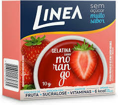 GELATINA SEM ACUCAR - LINEA - MORANGO