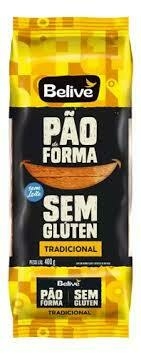 PÃO SEM GLUTEN TRADICIONAL 400G -BELIVE