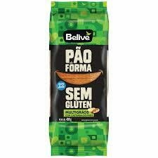 PÃO SEM GLUTEN MULTIGRAOS 400G -BELIVE