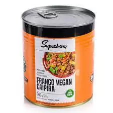 FRANGO VEGAN CAIPIRA 370G - SUPERBOM
