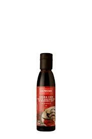 CREME COM ACETO BALSAMICO DI MODENA IGP MORANGO 150ML - LA PASTINA