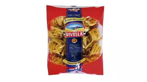 Massa Italiana Fettuccine N°90 Divella Pacote 500g
