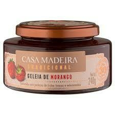 GELEIA DE MORANGO 240g - CASA MADEIRA