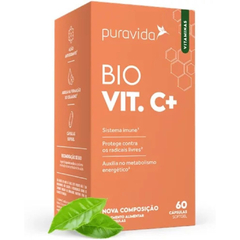 VITAMINA C LIPOSSOMAL 60 CAPSULAS - PURAVIDA