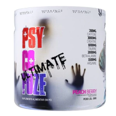 PRÉ TREINO PSYCOFUZE ULTIMATE PEACH BERRY 300G - NITRA FUZE/UNDER LABZ