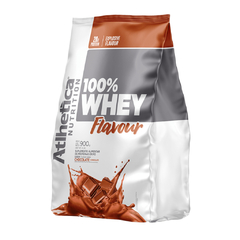 REFIL 100% WHEY FLAVOUR CHOCOLATE 900G - ATLHETICA