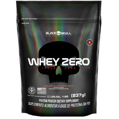 REFIL WHEY ZERO CHOCOLATE 837G - BLACK SKULL