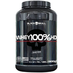 WHEY 100% HD SABOR BAUNILHA 900G - BLACK SKULL