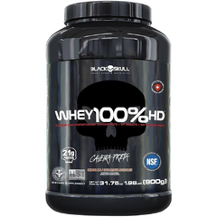 WHEY 100% HD SABOR CHOCOLATE 900G - BLACK SKULL