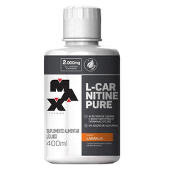 L-CARNITINE PURE LARANJA 400ML - MAX TITANIUM