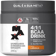 BCAA DRINK 4:1:1 LARANJA 280G - MAX TITANIUM