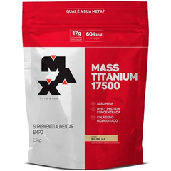 MASS TITANIUM 17500 BAUNILHA 3KG - MAX TITANIUM